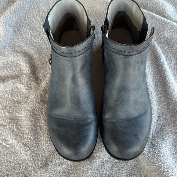 Jsport Jenna boots Women's size 10 blue Ankle Booties low heel memory foam - Picture 2 of 9